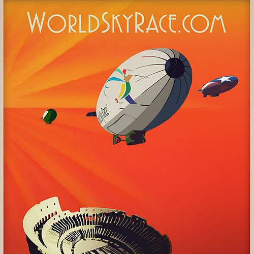 World Sky Race (Destination Poster)